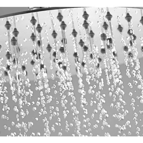 SAPHO SLIM fejzuhany, szögletes, 300x300mm, inox