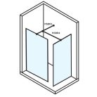 SAPHO POLYSAN MODULAR Kiegészítő merevítő MSBR1-hez, 800mm, króm (MSBR4)