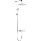 06 NAC691T Lobelia Zuhanyrendszer, falsík alatti termosztatikus csapteleppel