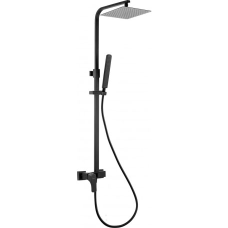 Deante Hiacynt Zuhanyoszlop csapteleppel, esőztetővel és kézizuhannyal, Nero