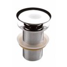 06 NHC010A Click-Clack mosdó leeresztő, túlfolyó beköthetőség nélkül, króm