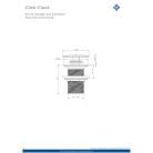 06 NHC010A Click-Clack mosdó leeresztő, túlfolyó beköthetőség nélkül, króm