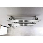 SAPHO TRUVA fürdőszobai radiátor, 500x545mm, 175W, szálcsiszolt inox