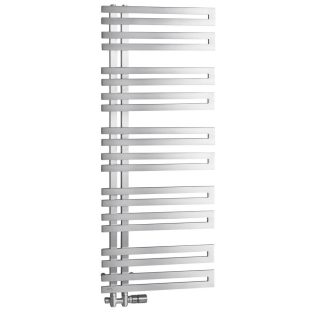   SAPHO VOLGA fürdőszobai radiátor, 500x1238mm, 311W, szálcsiszolt inox