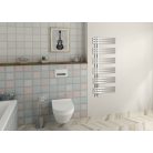 SAPHO VISTA fürdőszobai radiátor, 500x1190mm, 307W, szálcsiszolt inox