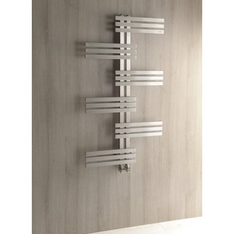 SAPHO RADO fürdőszobai radiátor, 600x1190mm, 254W, szálcsiszolt inox