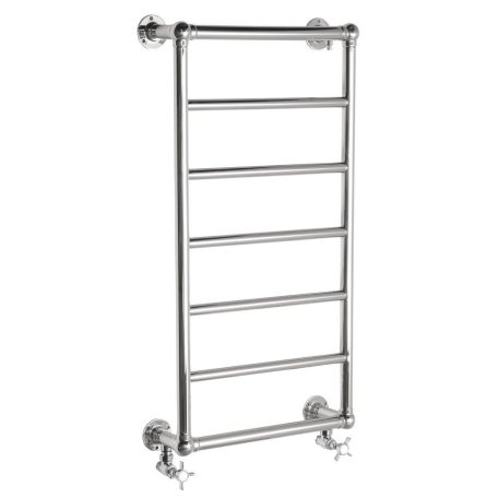 SAPHO UNO fürdőszobai radiátor, 493x951mm, 446W, polírozott inox