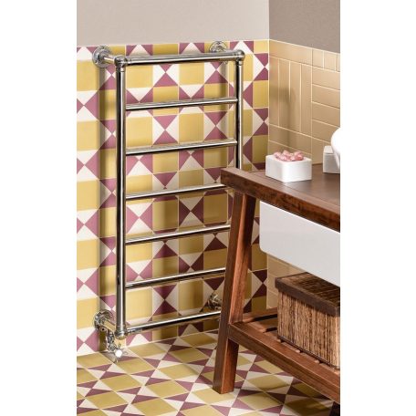 SAPHO UNO fürdőszobai radiátor, 493x951mm, 446W, polírozott inox