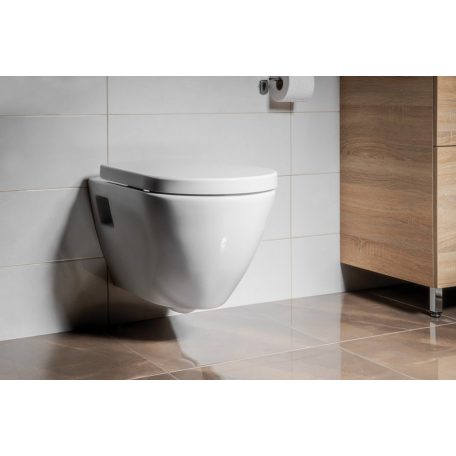 SAPHO AQUALINE NERA Fali WC, 35,5x50cm
