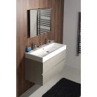 SAPHO ORINOKO öntöttmárvány mosdó, 100x10x42cm