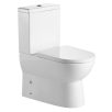   SAPHO AQUALINE JALTA RIMLESS monoblokkos WC, alsó/hátsó kifolyású, ülőke nélkül, 37x63cm, duál gombos öblítőmechanika
