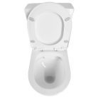 SAPHO AQUALINE JALTA RIMLESS monoblokkos WC, alsó/hátsó kifolyású, ülőke nélkül, 37x63cm, duál gombos öblítőmechanika