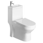 SAPHO AQUALINE HYGIE monoblokkos WC, alsó/hátsó kifolyású, mosdóval, WC-ülőke nélkül