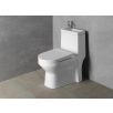   SAPHO AQUALINE HYGIE monoblokkos WC, alsó/hátsó kifolyású, mosdóval, WC-ülőke nélkül