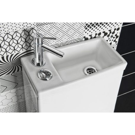 SAPHO AQUALINE HYGIE monoblokkos WC, alsó/hátsó kifolyású, mosdóval, WC-ülőke nélkül