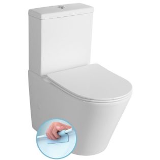   SAPHO PACO RIMLESS kombi WC alsó/hátsó kifolyású, tartállyal, ülőke nélkül, (PC1012R helyett)