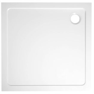   SAPHO AQUALINE TECMI öntöttmárvány zuhanytálca, 80x80x3cm (PQ008)