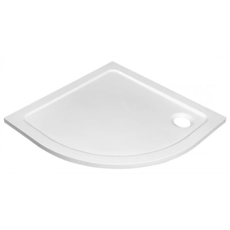 SAPHO AQUALINE TECMI íves öntöttmárvány íves zuhanytálca, 90x90x3cm, R55