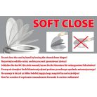 SAPHO AQUALINE HYGIE Soft Close WC-ülőke