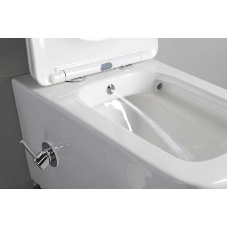SAPHO PORTO RIMLESS fali WC, bidézuhannyal, csapteleppel, 36x52cm