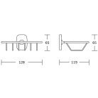 RB103 AQUALINE RUMBA Szappantartó