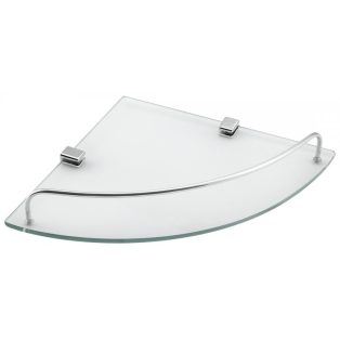 RB115 AQUALINE RUMBA Üveg sarokpolc, 250x42x250 mm