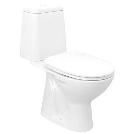SAPHO AQUALINE RIGA monoblokkos WC, alsó kifolyású, króm duál gombos öblítőmechanika 