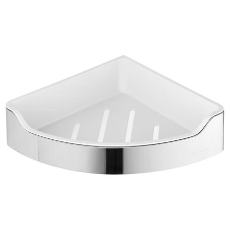 SB109 SAPHO AQUALINE SAMBA sarok szappantartó, polírozott INOX