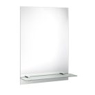 SB115 AQUALINE SAMBA üvegpolc, 52 cm, átlátszó üveg