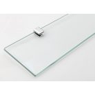 SB115 AQUALINE SAMBA üvegpolc, 52 cm, átlátszó üveg