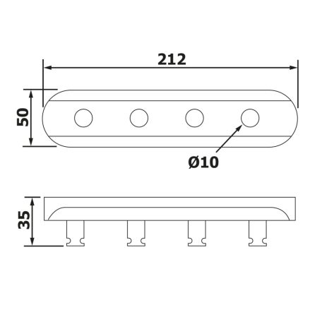SB124 AQUALINE SAMBA fogas, króm