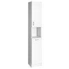 SIME310 AQUALINE SIMPLEX ECO állószekrény szennyeskosárral 30x180x30cm