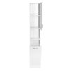 SIME310 AQUALINE SIMPLEX ECO állószekrény szennyeskosárral 30x180x30cm
