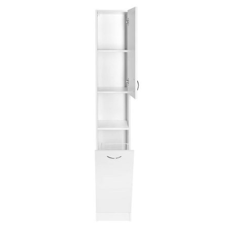SIME310 AQUALINE SIMPLEX ECO állószekrény szennyeskosárral 30x180x30cm