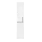 SIME310 AQUALINE SIMPLEX ECO állószekrény szennyeskosárral 30x180x30cm