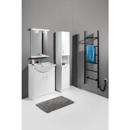 SIME310 AQUALINE SIMPLEX ECO állószekrény szennyeskosárral 30x180x30cm