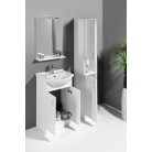 06 SIME500 AQUALINE SIMPLEX ECO 50 mosdótartó szekrény mosdóval 47x83,5x29cm