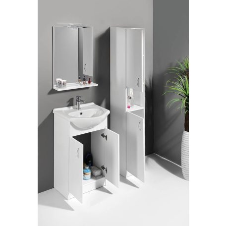 06 SIME500 AQUALINE SIMPLEX ECO 50 mosdótartó szekrény mosdóval 47x83,5x29cm