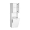 SIME510 AQUALINE SIMPLEX ECO állószekrény szennyeskosárral 50x180x30cm
