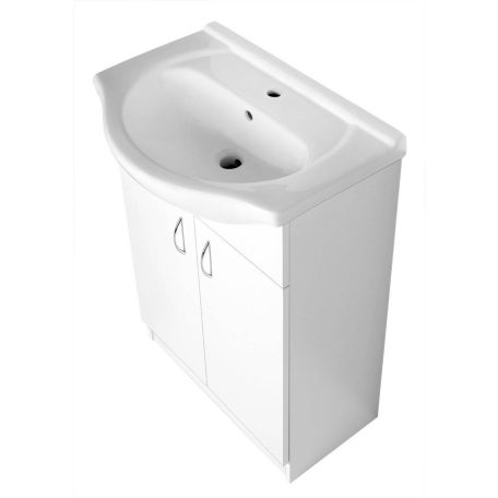 SIME600 AQUALINE SIMPLEX ECO 60 mosdótartó szekrény mosdóval 58,5x83,5x30,7cm