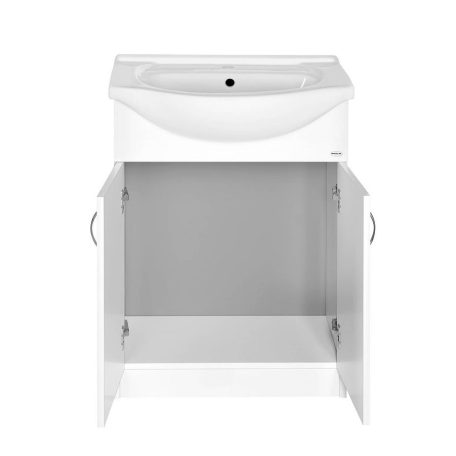 SIME600 AQUALINE SIMPLEX ECO 60 mosdótartó szekrény mosdóval 58,5x83,5x30,7cm