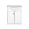 SIME600 AQUALINE SIMPLEX ECO 60 mosdótartó szekrény mosdóval 58,5x83,5x30,7cm