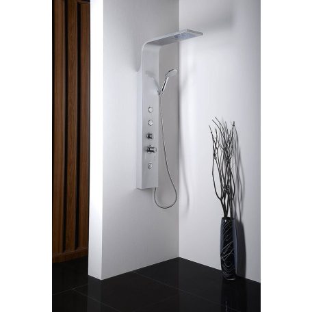 SAPHO AQUALINE TUSA zuhanypanel csapteleppel, 1400mm, alumínium