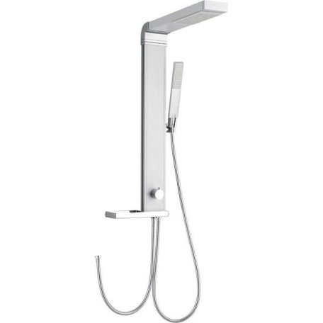 SAPHO AQUALINE ROME zuhanyoszlop csaptelepre köthető, csaptelep nélkül, 822mm, alumínium