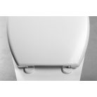 SAPHO AQUALINE FIXET WC-ülőke, polypropylen, fehér (ST278)