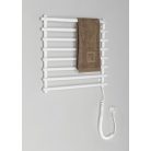 SAPHO AQUALINE elektromos törölközőszárító radiátor, 570x465mm, 72W, fehér