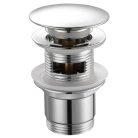 06 TF7001 AQUALINE KLIKLAK 11/4 nagy dugóval, króm, mosdó lefolyó vastagság 25-45 mm"