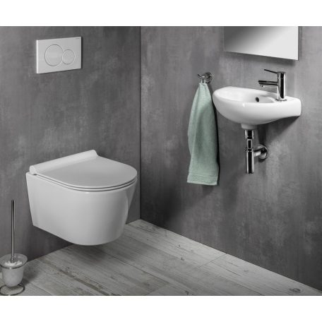 TP040 AQUALINE SMALL Oval mosdó 39x23