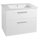 SAPHO AQUALINE VEGA mosdótartó szekrény, mosdó nélkül, 2 fiókos, 82x67,6x43,8cm, fehér