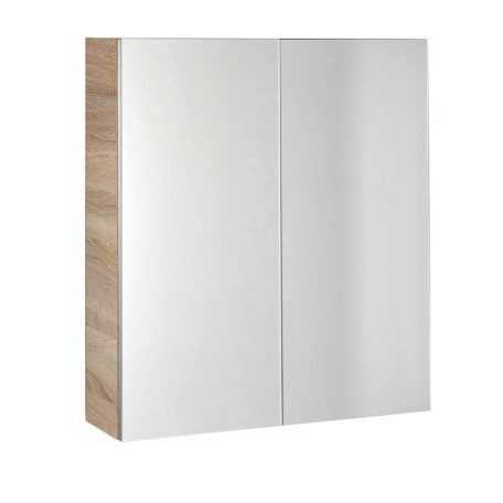 VG860 AQUALINE VEGA tükrösszekrény, 60x70x18cm, platinatölgy